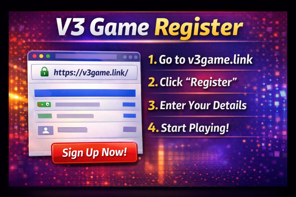 Register on V3 Game Today