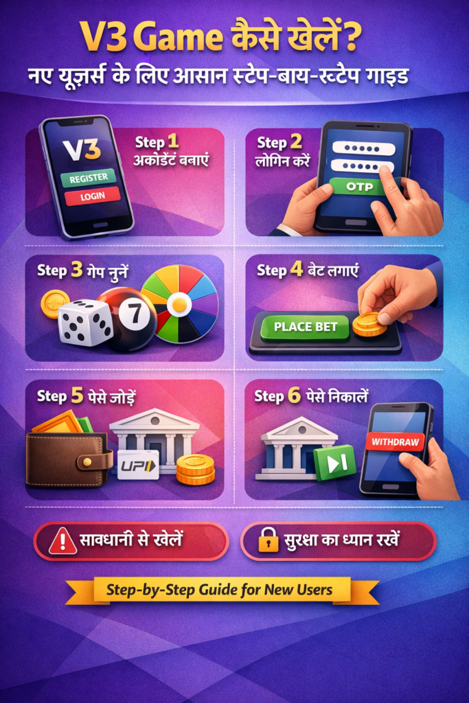 V3 Game कैसे खेलें नए यूज़र्स के लिए आसान